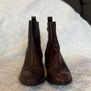 Women’s Brown Leather Chelsea Boots